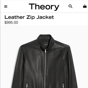 Men’s Morvek Zip-Front Leather Jacket